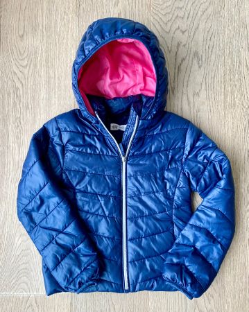 Übergangsjacke Mädchen dunkelblau Gr. 128