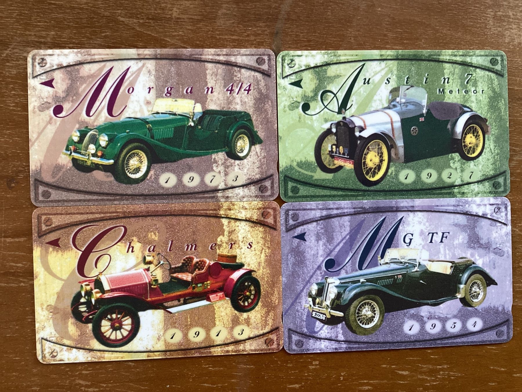 Cartes de téléphone: 4 Telefonkarten Singapur. Oldtimer Autos – D'occasion à Zürich par Tolima194