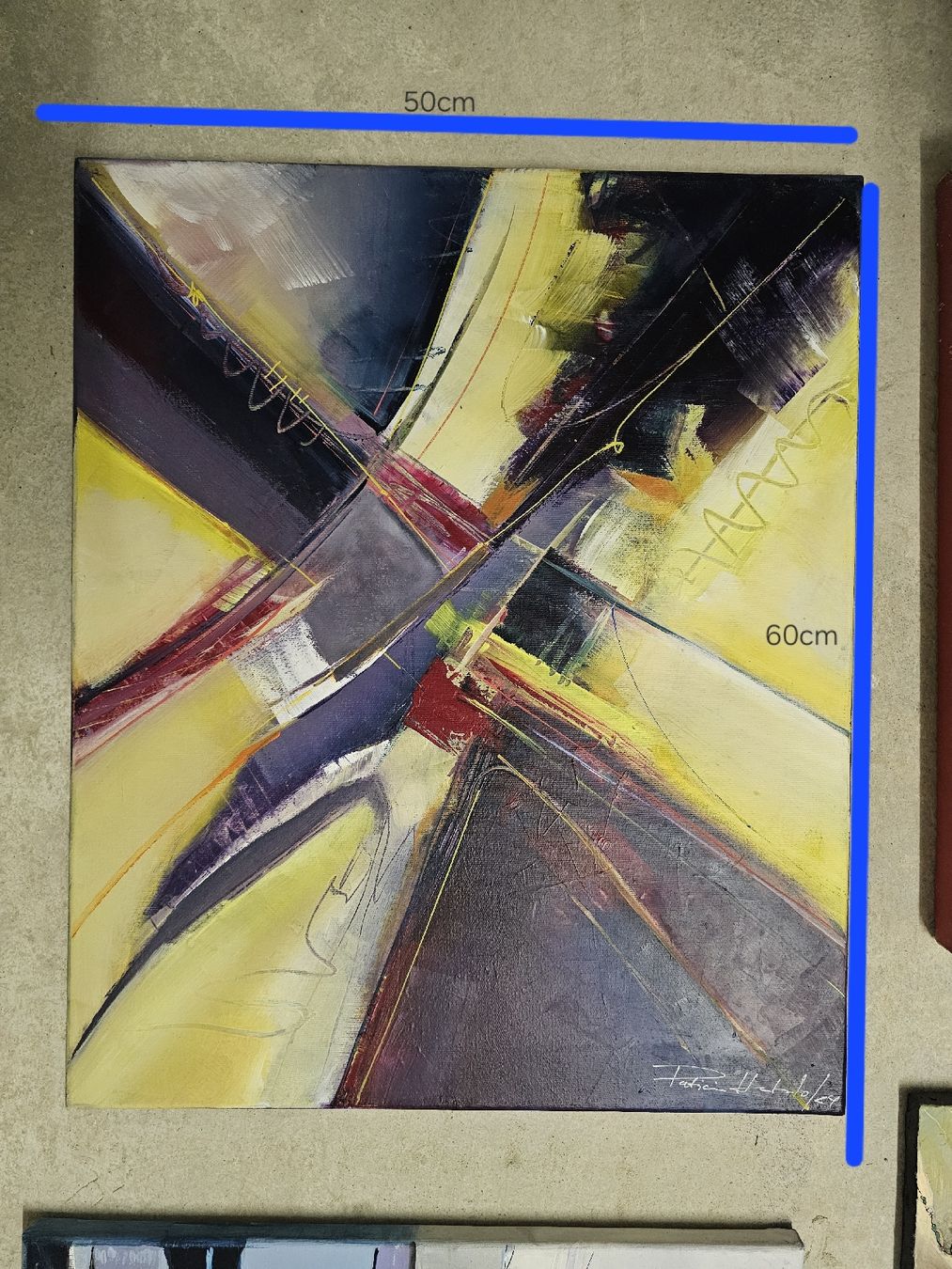 Dipinti: Abstraktes Bild  – Nuovo e nell'imballaggio originale da Zürich venduto da -iwan- 1