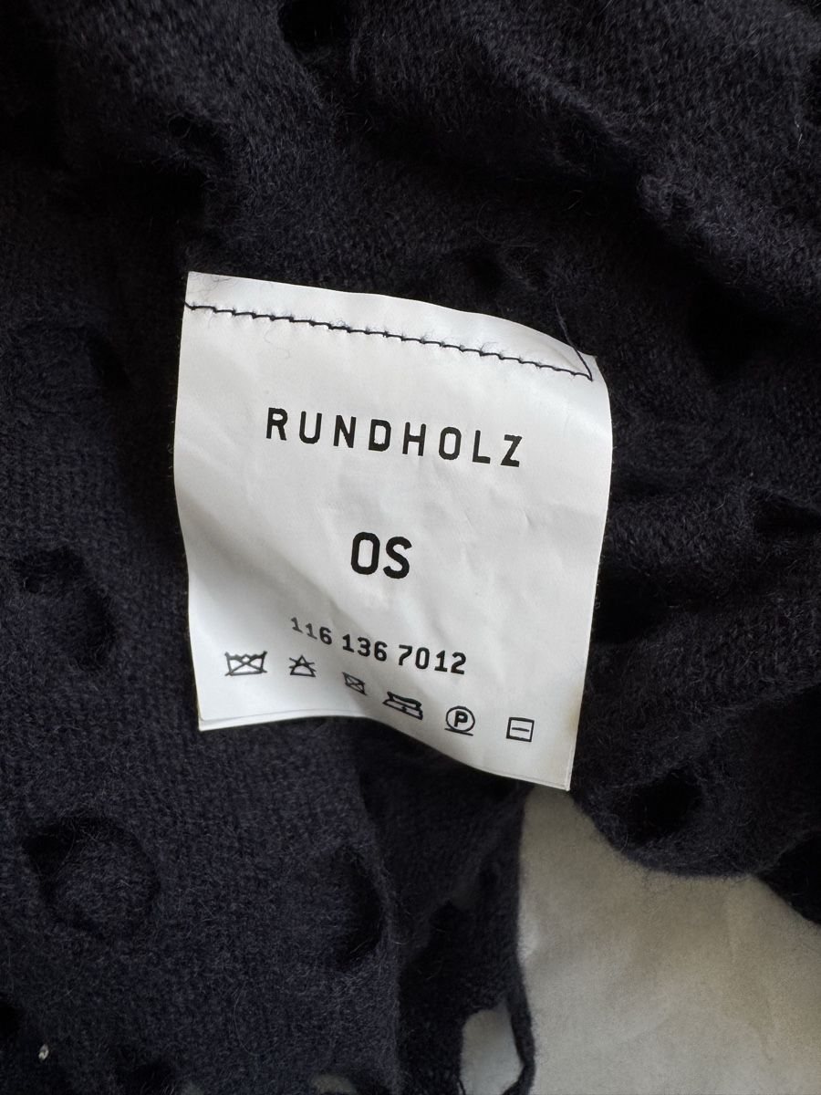 Rundholz Pullover & Sweatshirts: Pull oversize RUNDHOLZ OS 100% Cachemire noir, effet trous – Neu (gemäss Beschreibung) aus Morges von sandy069 5
