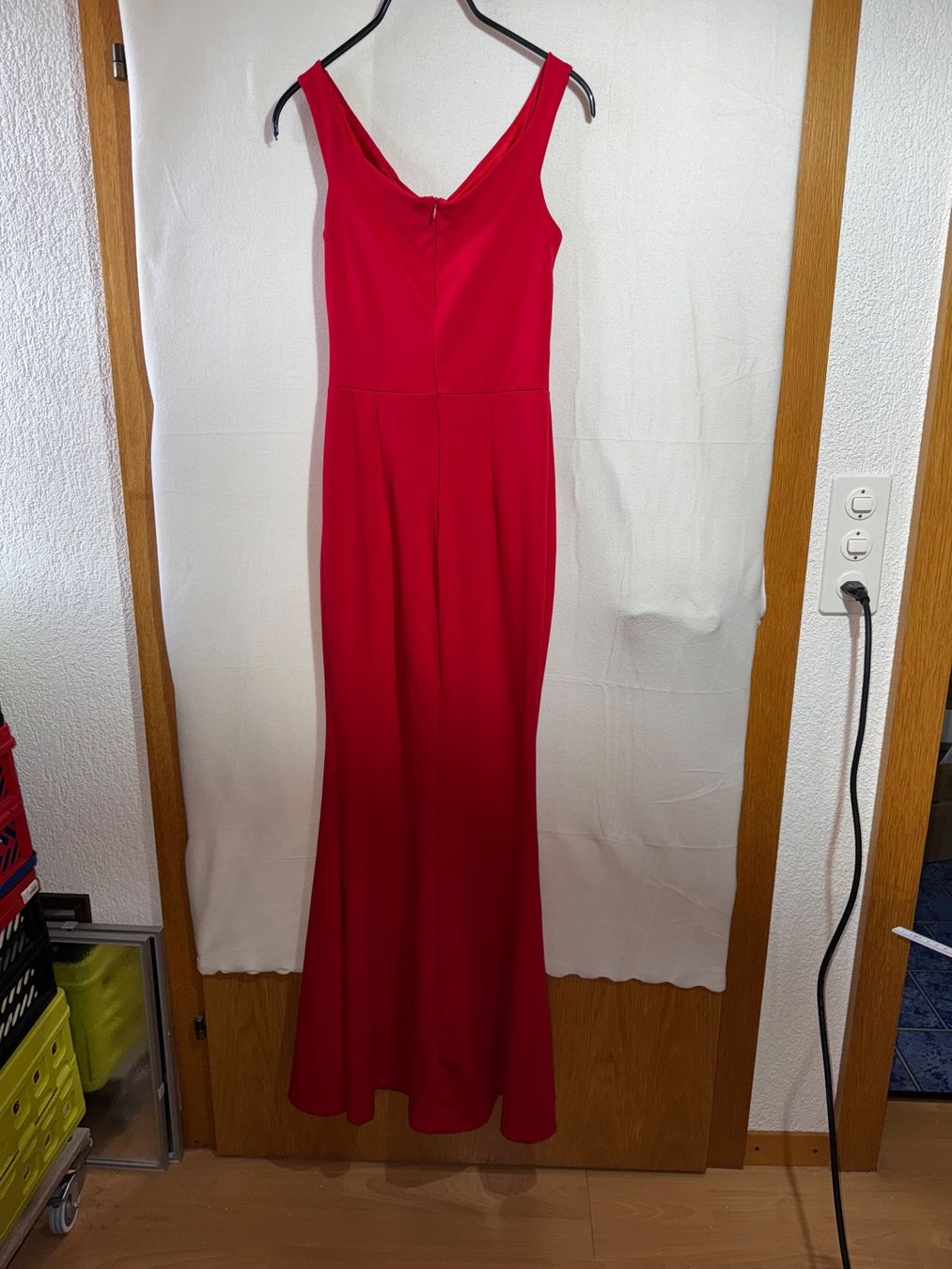 Vestiti: Elegantes rotes Kleid ca. Gr. S – Usato da Grosswangen venduto da SALE_SALE_SALE 4