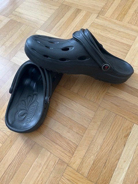 Scarpe da uomo: Bade - Latschen "Duflex" original Gr. 40 NEU! – Nuovo (secondo la descrizione) da Walenstadt venduto da ricamul 2