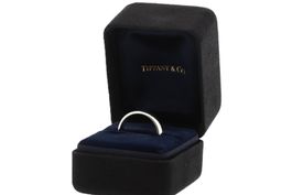 TIFFANY & CO Forever Ring 950 Platin Grösse 61 *S4425