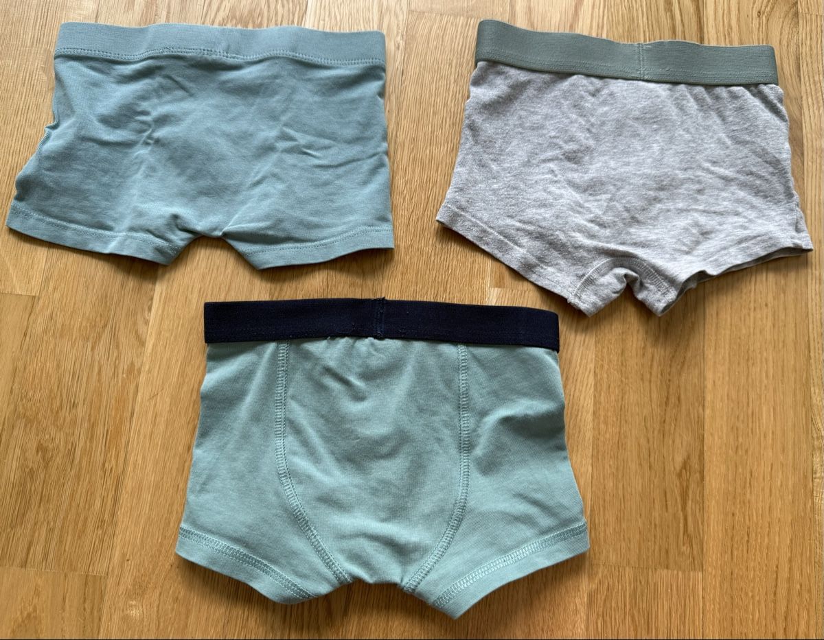 Biancheria intima: Lot de 3 boxers unis, taille 92 – Usato da Genève venduto da valmath 1