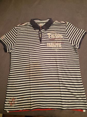 Camp David Polo-Shirt, gestreift, Gr. XL !