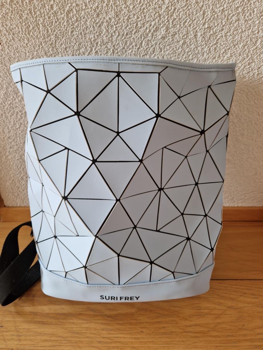 Suri Frey Rucksäcke: Suri Frey Rucksack, hellblau mit Muster, neuwertig! – Neu (gemäss Beschreibung) aus Hittnau von Katzenherz