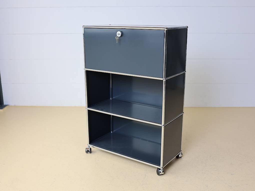 USM Scaffali: USM Haller Highboard Anthrazitgrau Lieferung&Umbau möglich – Usato da Meinisberg venduto da atelier_TILIJA 5