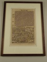 ZÜRICH, HOLZSCHNITT UM 1570 AUS DER MÜNSTER-CHRONIK