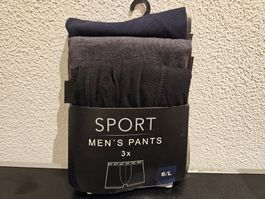 Neu - Herren-Boxershorts 3 Stk  L (Verp. Beschädigt)