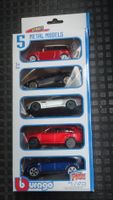 Burago Street Fire, 5 modèles réduits en métal, 1/43 NEW