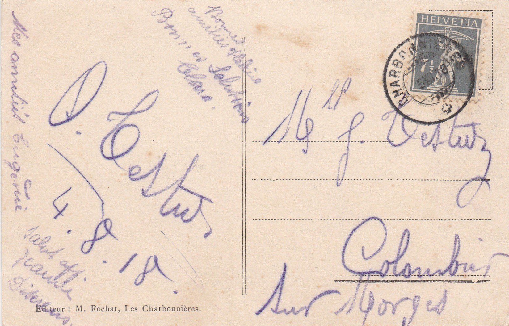 Cartoline postali: AK - Le Pont - gel. 5.8.1918 – Usato da Fribourg venduto da schnalla92 1