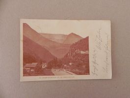 Carte Le Champ-du-Moulin Neuchatel 1899
