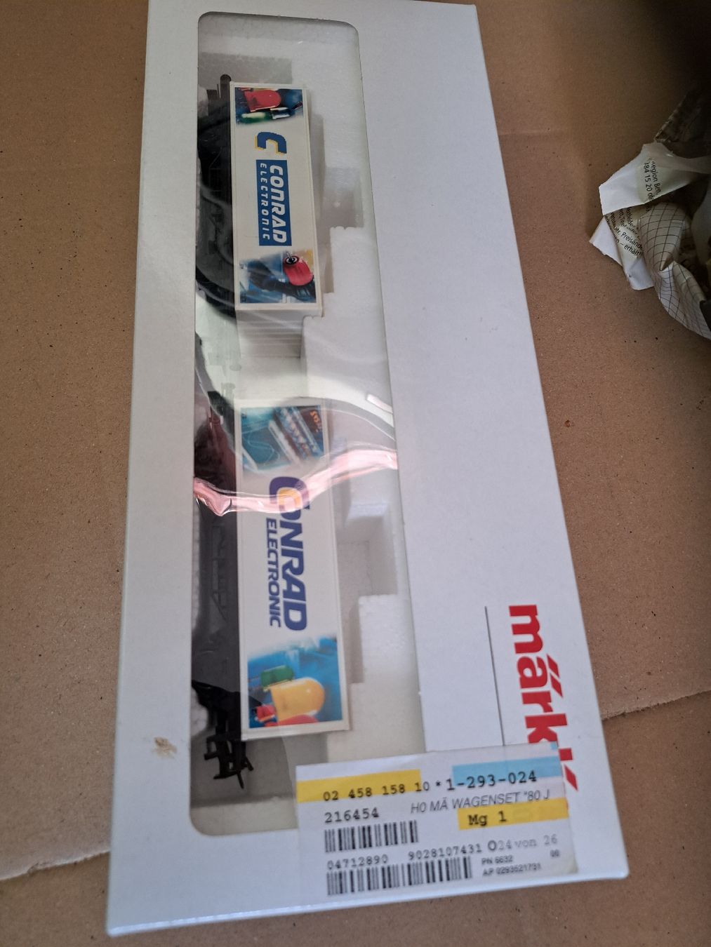 Märklin Modellini di ferrovie: Märklin Wagenset "Conrad Electronic" 94186 – Nuovo e nell'imballaggio originale da Grossdietwil venduto da hufi10