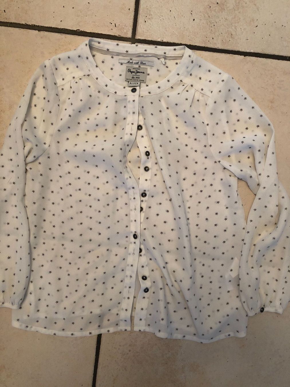 Pepe Jeans Camicette, T-shirt & Top: Neue festl. Pepe Jeans Bluse Gr.116 – Nuovo (secondo la descrizione) da Obergerlafingen venduto da cabo4