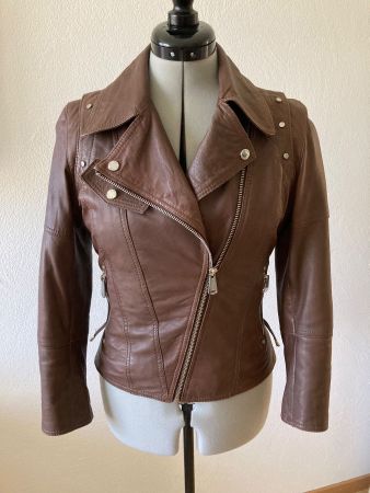 Schnäppchen! Lederjacke aus  Lammnappa