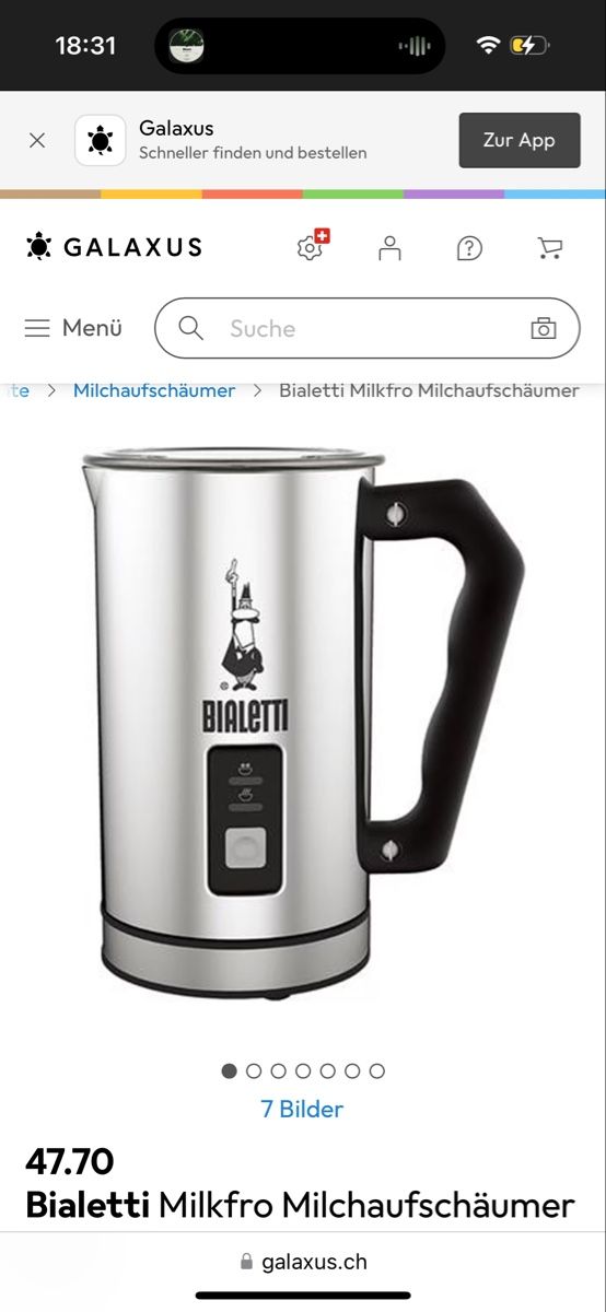 Bialetti Elettrodomestici da cucina: Bialetti Milchaufschäumer – Nuovo (secondo la descrizione) da Bern venduto da raf_k5wq 2