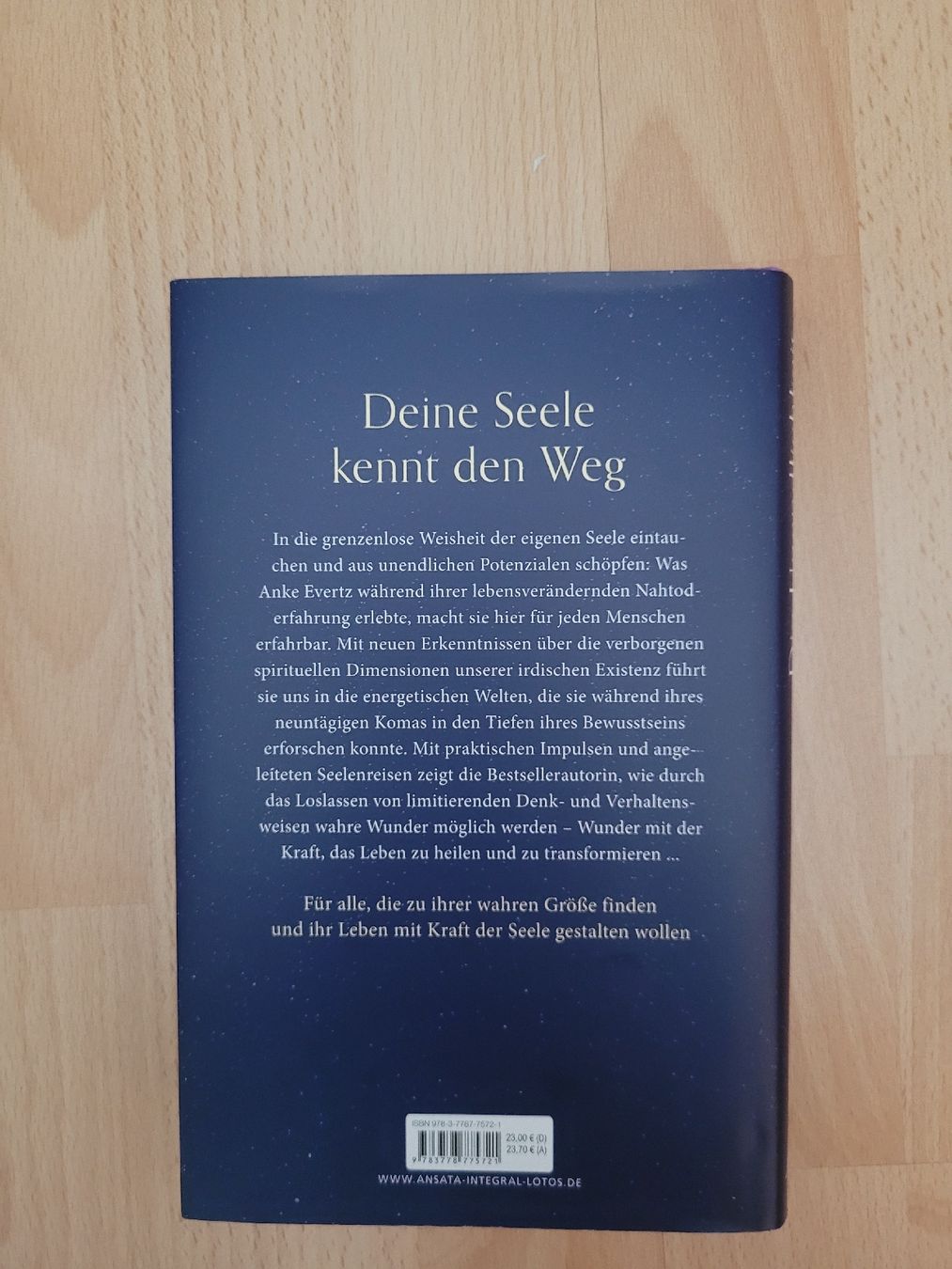 Libri: Anke Evertz - Die Unendlichkeit in dir – Usato da Perlen venduto da Safari_23 1