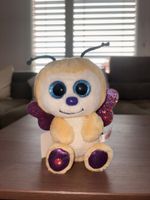 Nici Schmetterling gelb mit Glitzerflügel neu