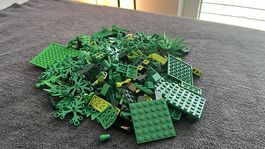 Lego Einzelteile Grün | 321g