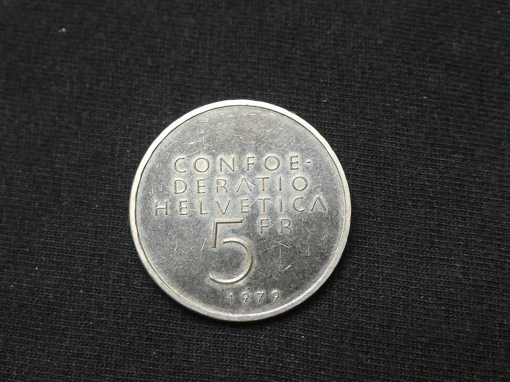 Alle Münzen: 5 Fr. Gedenkmünze Albert Einstein 1979 – Neu (gemäss Beschreibung) aus Andelfingen von Annegret06 1