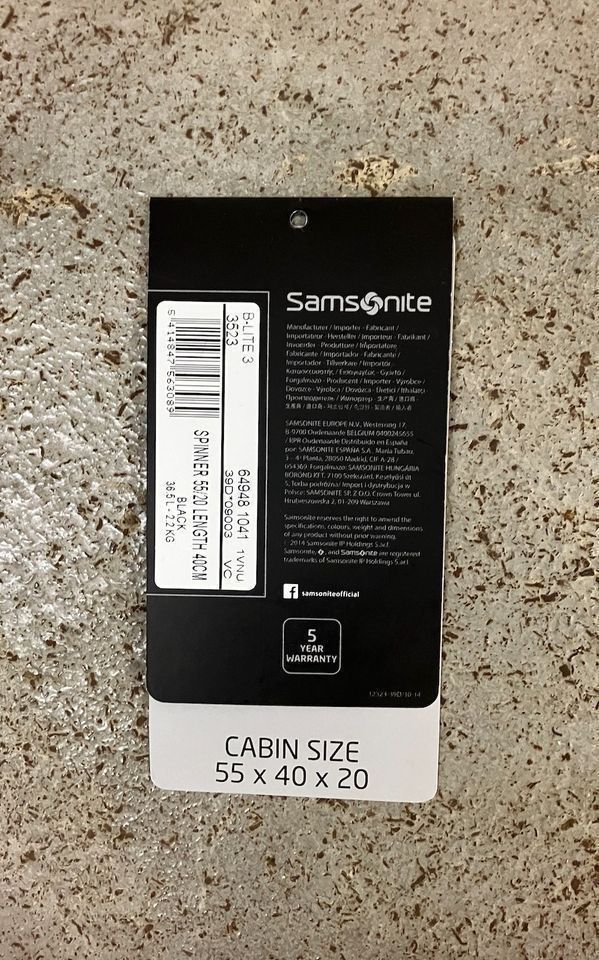 Samsonite Reisekoffer: koffer . cabin size . samsonite – Gebraucht aus Allschwil von rotocker 6