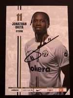 FC Zürich Autogrammkarte Jonathan Okita, handsigniert!