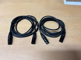 2er Set XLR Kabel 3m (X1234)