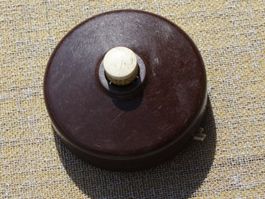 ANTIKER KLINGEL KNOPF SONERIE TASTER