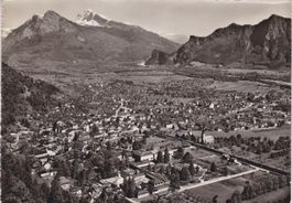 Bad - Ragaz mit Gonzen und Alvier. 1951
