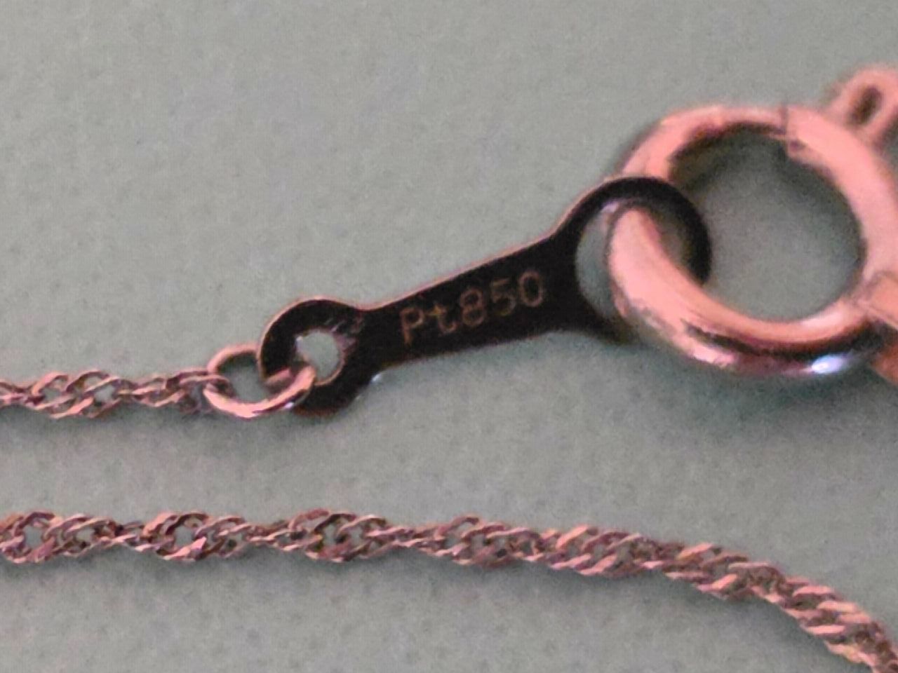 Catenine: 850 Platin Kette mit 0.50ct Diamanten – Usato da Binningen venduto da lieblingsstyle 5