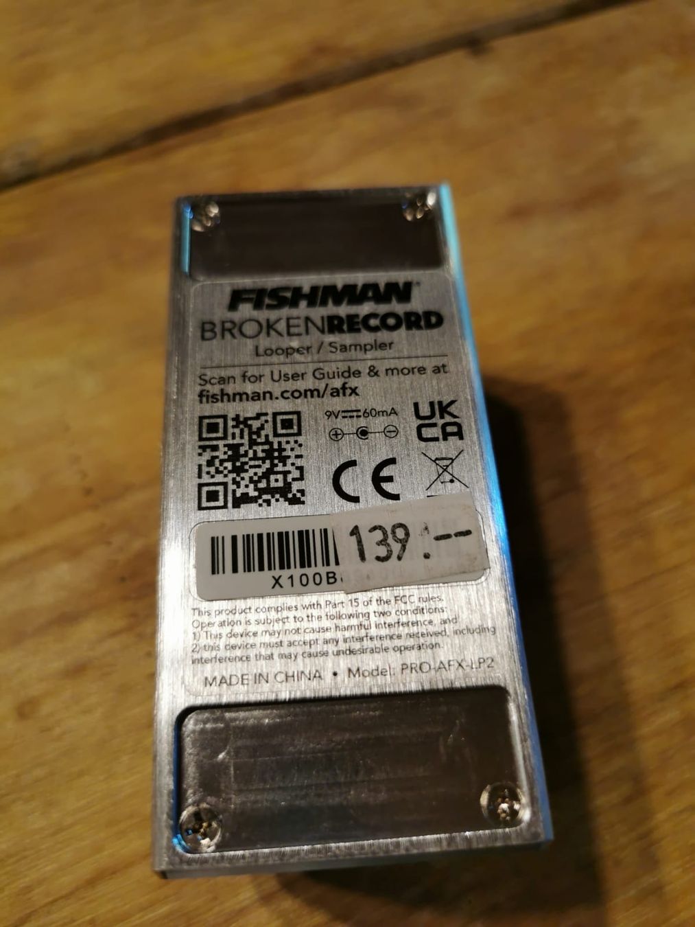 Strumenti musicali: Fishman AFX Brocken Record Minilooper  – Usato da hinwil venduto da Perlinchi 3