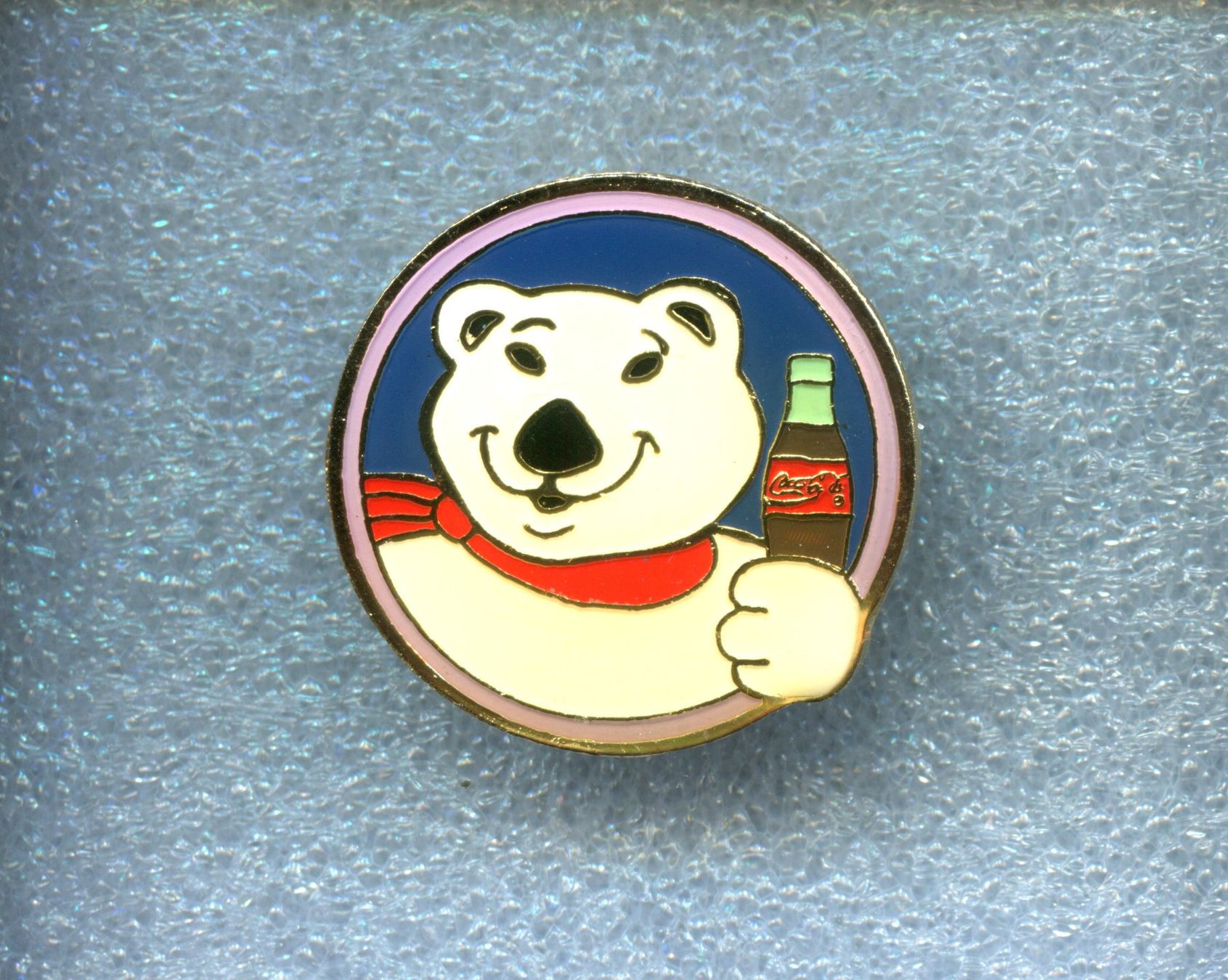 Coca-Cola Placchette & Badge: Coca Cola  EISBÄR – Usato da Winterthur venduto da Sammleroase