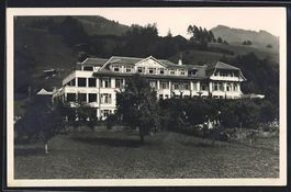 Erlenbach i. S., Pension und Blick auf d