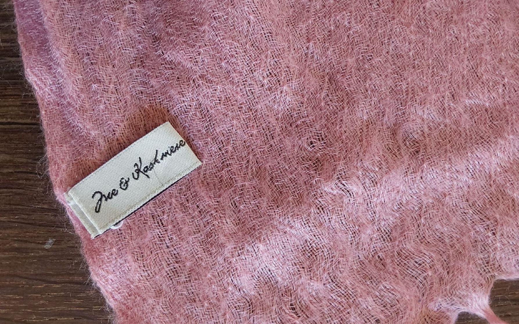 Foulard & Sciarpe: Schal Kaschmir rosa Handmade in India – Nuovo (secondo la descrizione) da Köniz venduto da scopello12 3