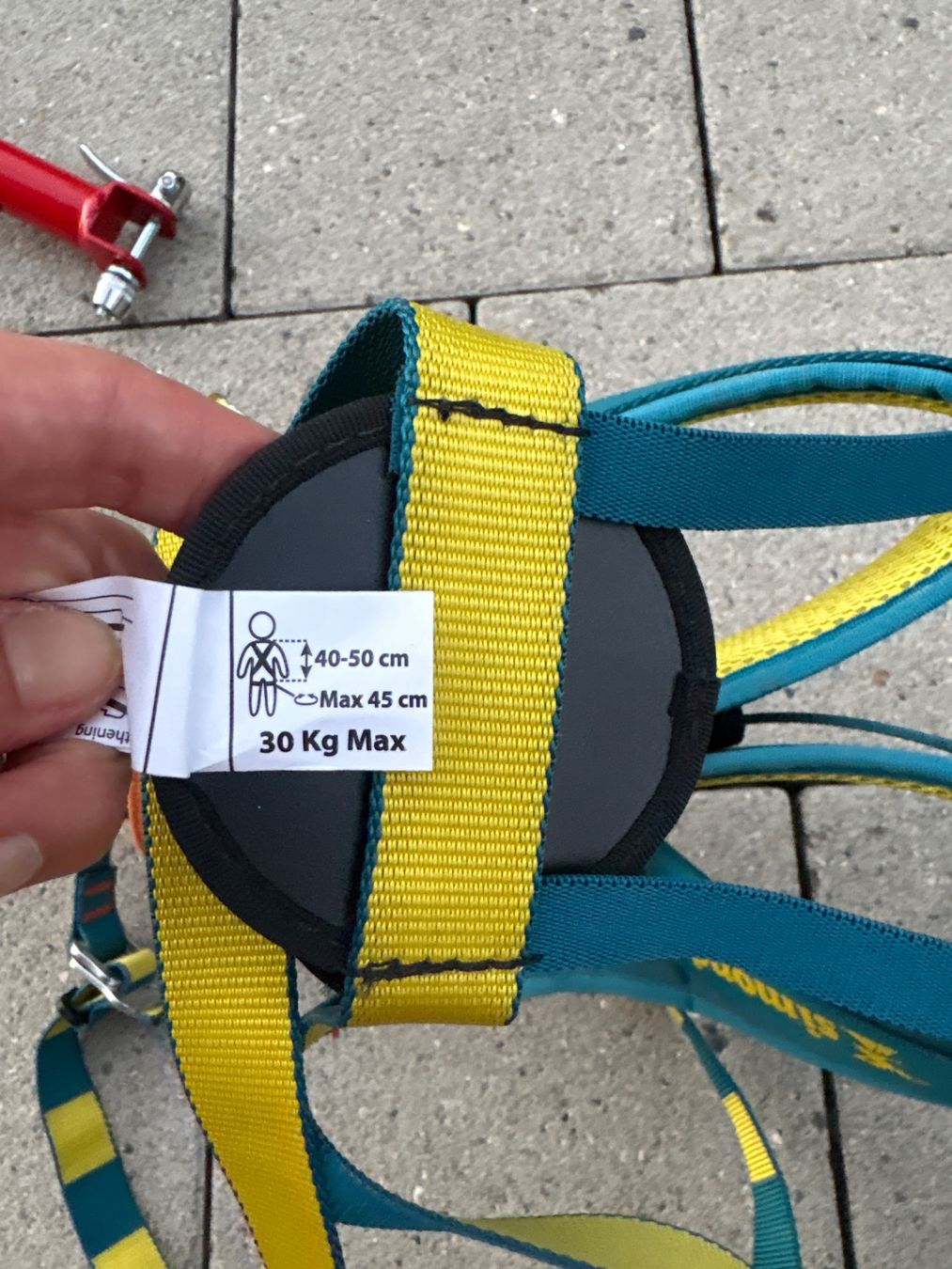 Attrezzatura da arrampicata: Harnais escalade enfant Simond – Usato da Eclépens venduto da Happymom 1