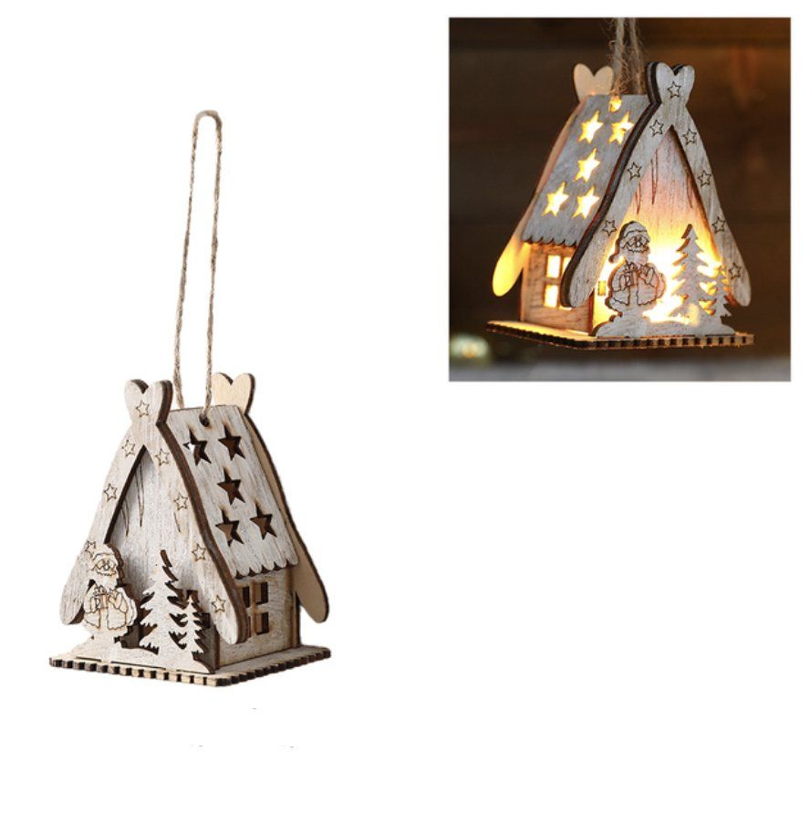 Tutte le decorazioni: Deko Häuschen mit Licht Holzhaus – Nuovo e nell'imballaggio originale da Berg am Irchel venduto da Zweiti_Chance 2