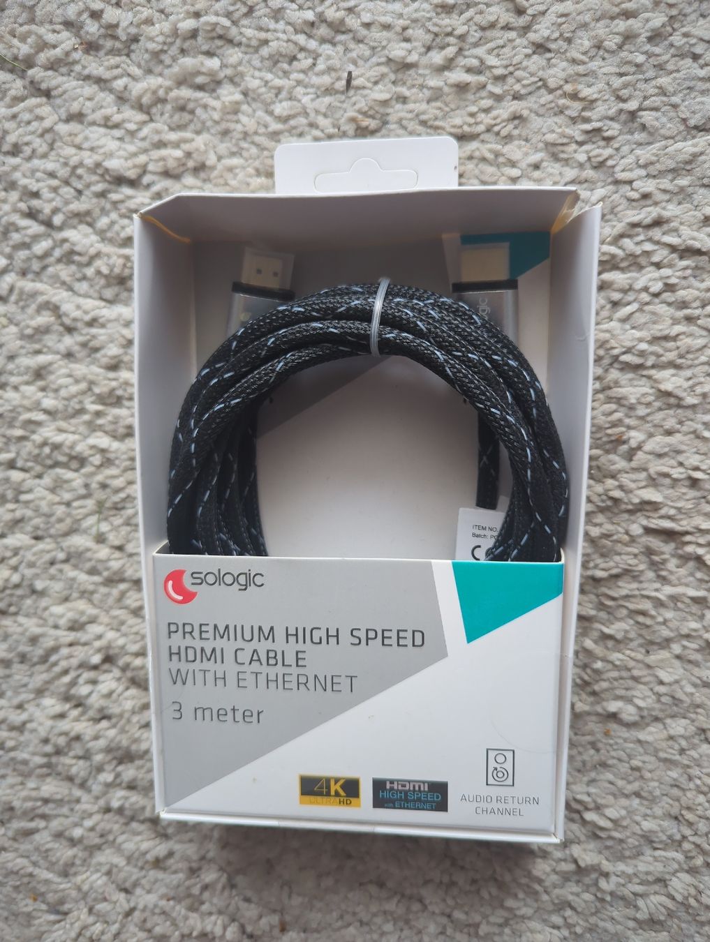Cavi: High Speed HDMI Kabel 3m mit Ethernet – Nuovo e nell'imballaggio originale da Winterthur venduto da joh_mj2t