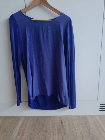 violettes Shirt von Hallhuber