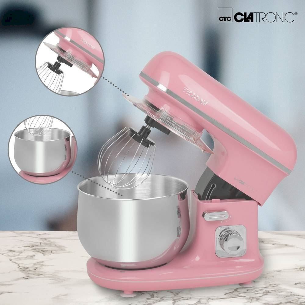 Elettrodomestici da cucina: Clatronic KM 3711 Knetmaschine Pink – Nuovo e nell'imballaggio originale da Bottighofen venduto da zaap 3