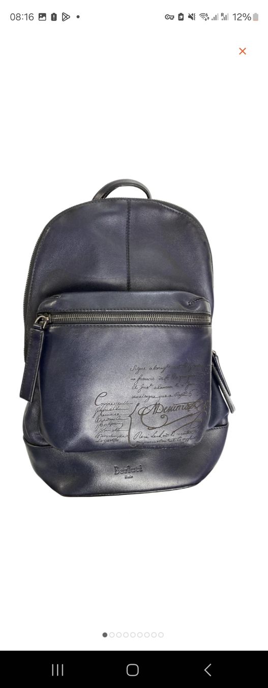 Berluti Sacs à dos: BERLUTI SCRITO BLUE BACKPACK – D'occasion à Zug par f_t_827r 8