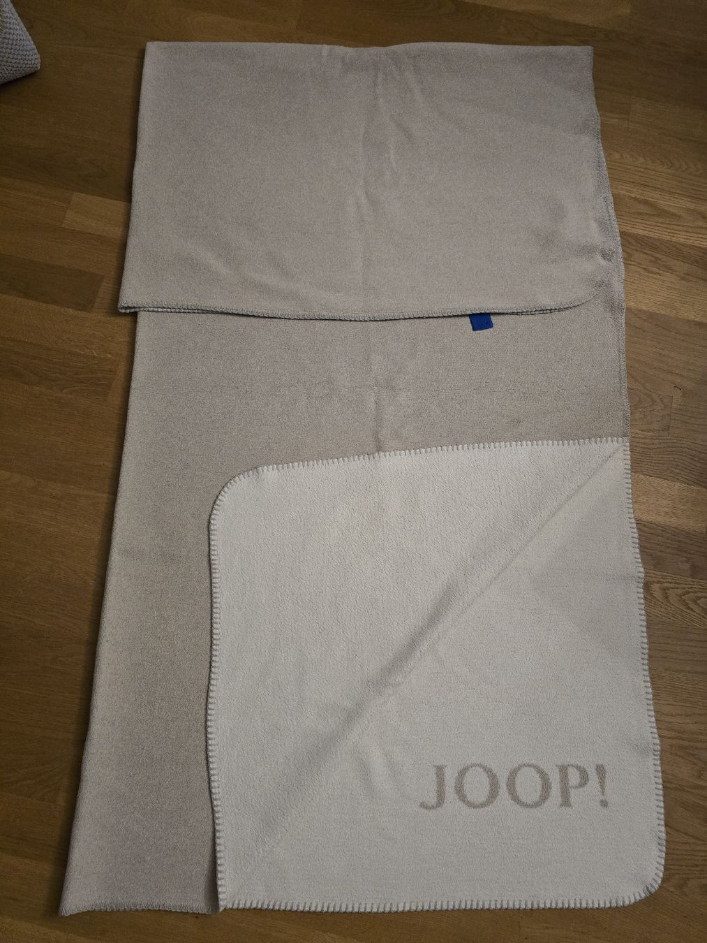 Decken: Couverture JOOP! 60% Coton 40% Polyacrylique Beige – Gebraucht aus BERN von froggyinternationale