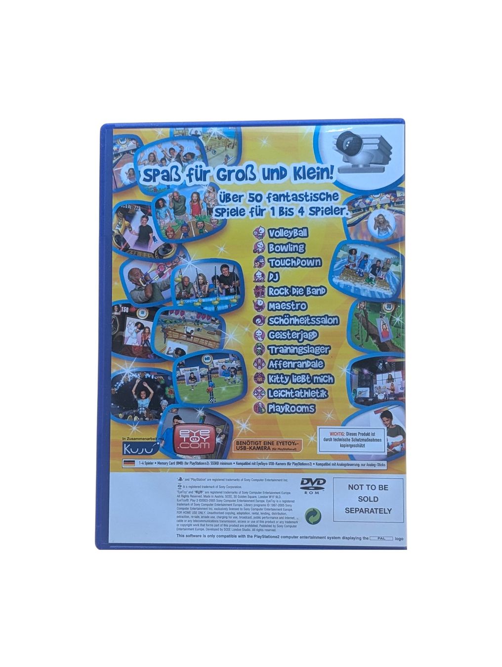 Sony Giochi: EyeToy: Play 3 PlayStation 2 (PS2) – Usato da Domat/Ems venduto da IsseldorsShop 1