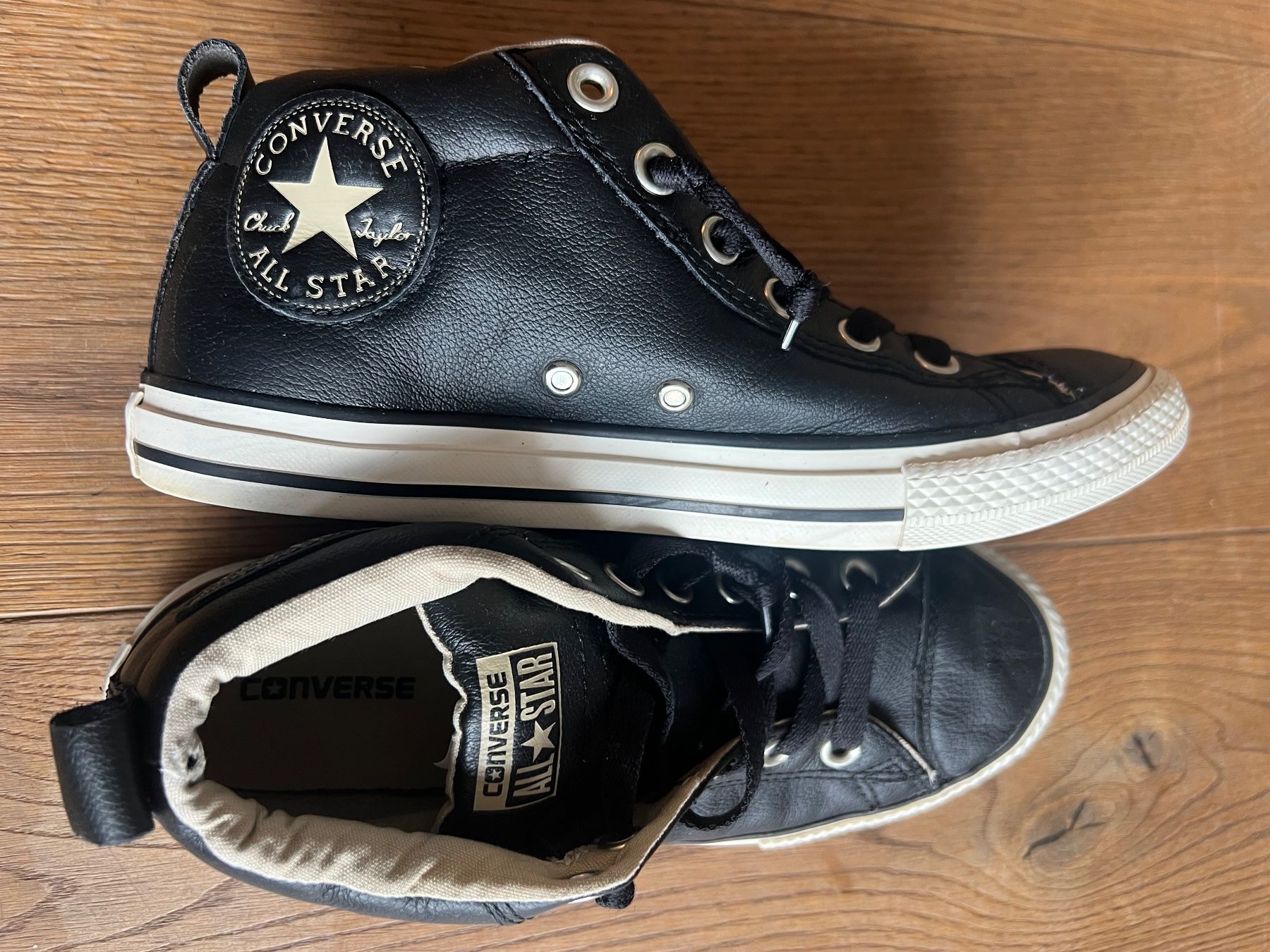 Converse Scarpe per ragazzi: Converse All Star schwarz hightop Gr37.5 – Usato da Uerikon venduto da Saffagirl