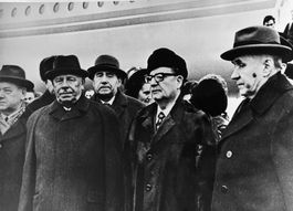 Salvador Allende, Präsident Chile, mit Sowjetführung, 1972