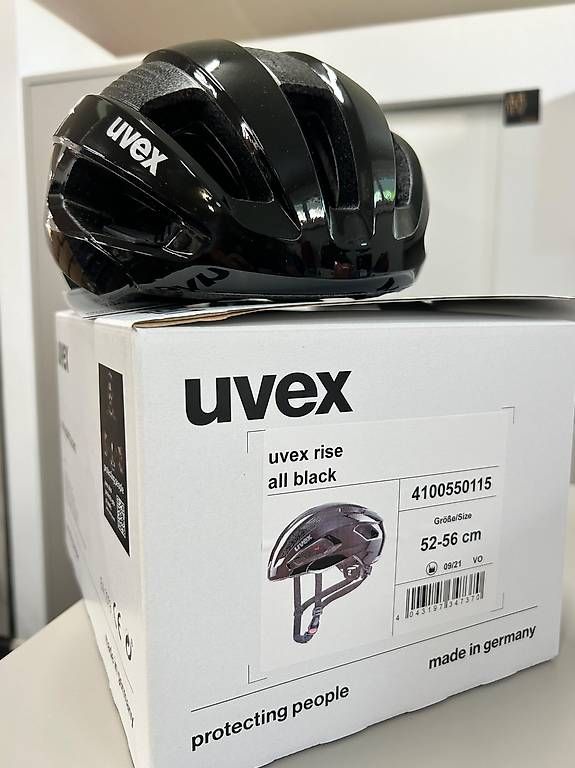 Helme: Velohelm uvex rise all black    – Gebraucht aus Sursee von pilatus.sport 1
