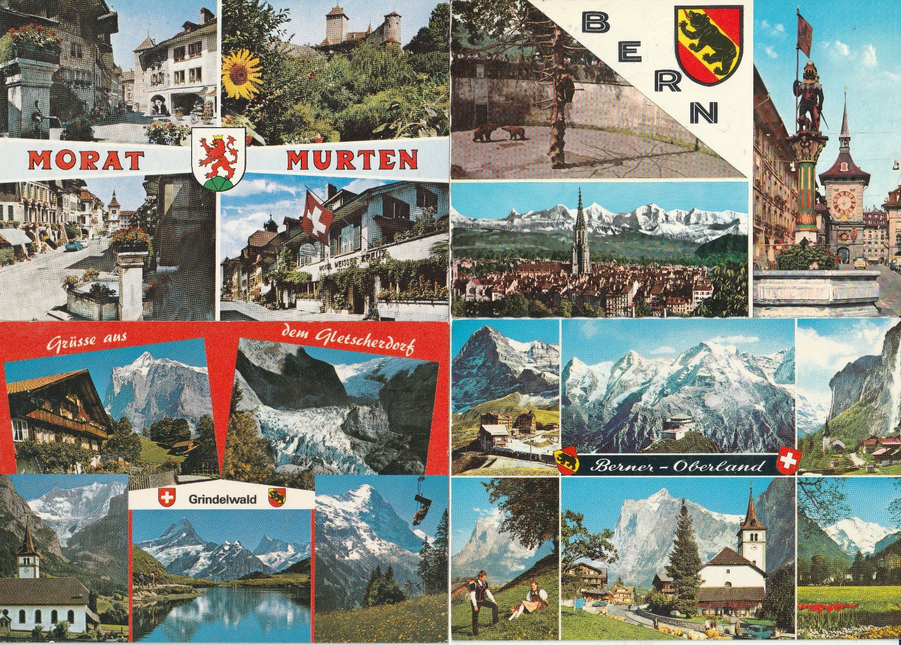 Cartes postales: 28 Karten Kanton Bern – D'occasion à Lumbrein par made02