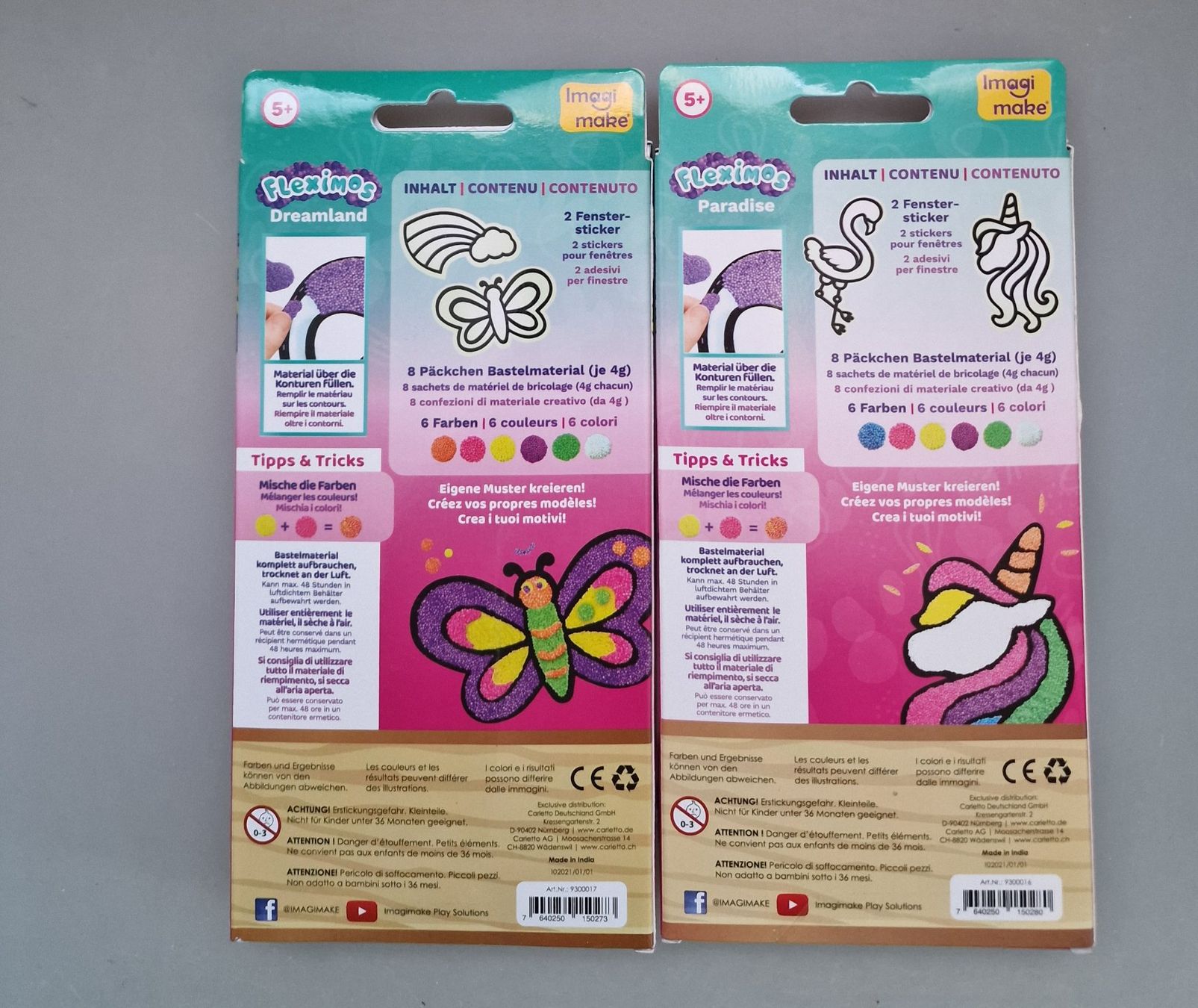 Kit bricolage: Fleximos Fenstersticker Bastelset, 2 Packungen, Neu – Nuovo e nell'imballaggio originale da Oberuzwil venduto da aseinkaufswelt 1