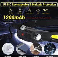 **LED Stirnlampe mit Sensor, wiederaufladbar, Stück 13.-CHF*