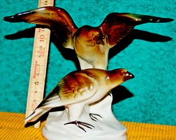Adler Paar Porzellanfigur