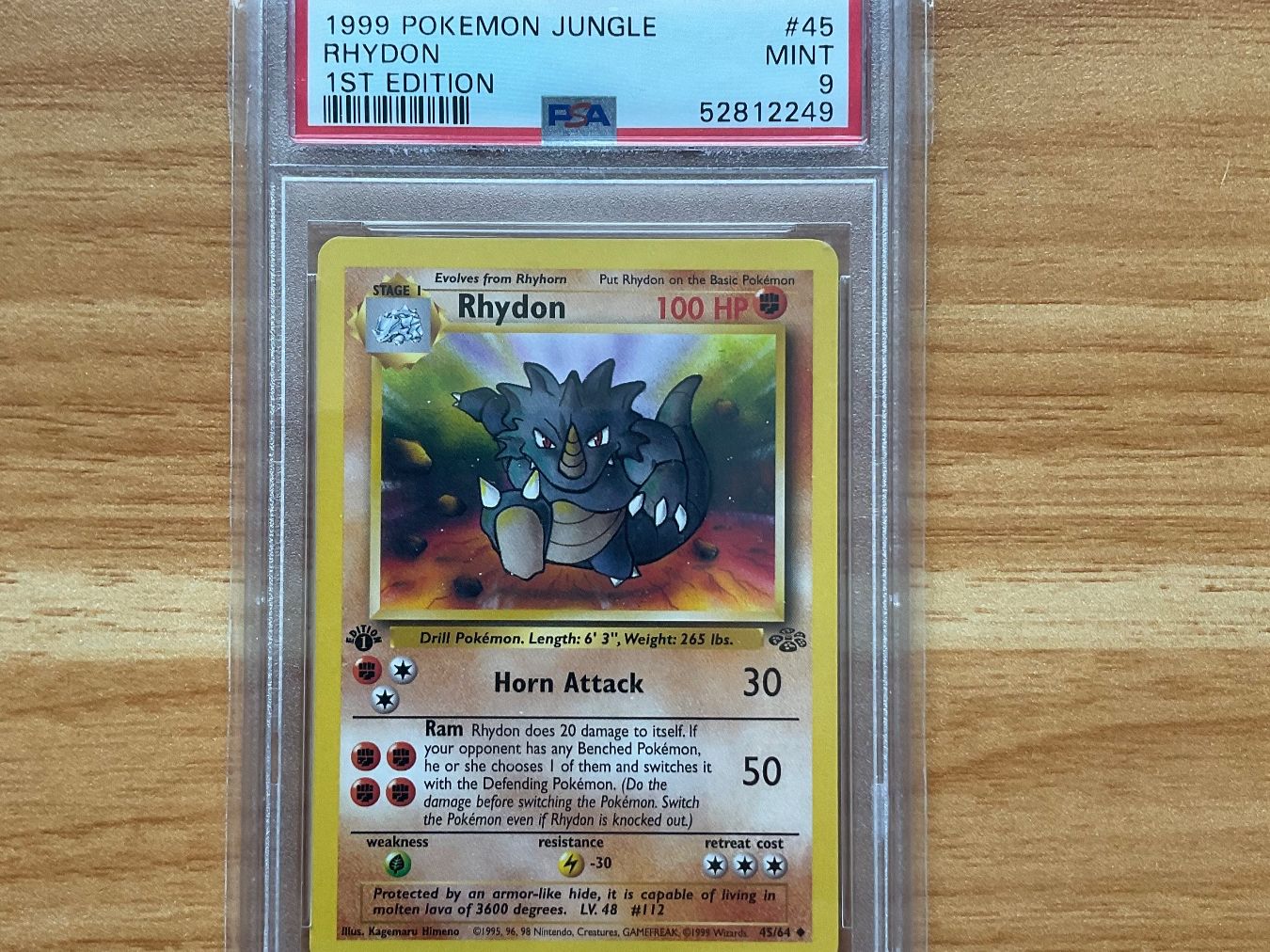 Pokémon Carte collezionabili: Pokemon Rhydon PSA 9 - First Edition EN – Nuovo (secondo la descrizione) da Baden venduto da PaniNicola